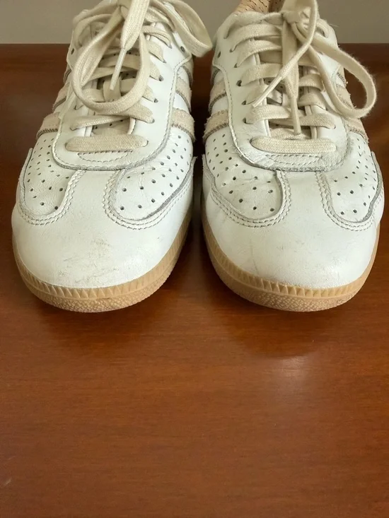 Adidas Samba Classic White Leather Sneakers - Picture 2 of 11